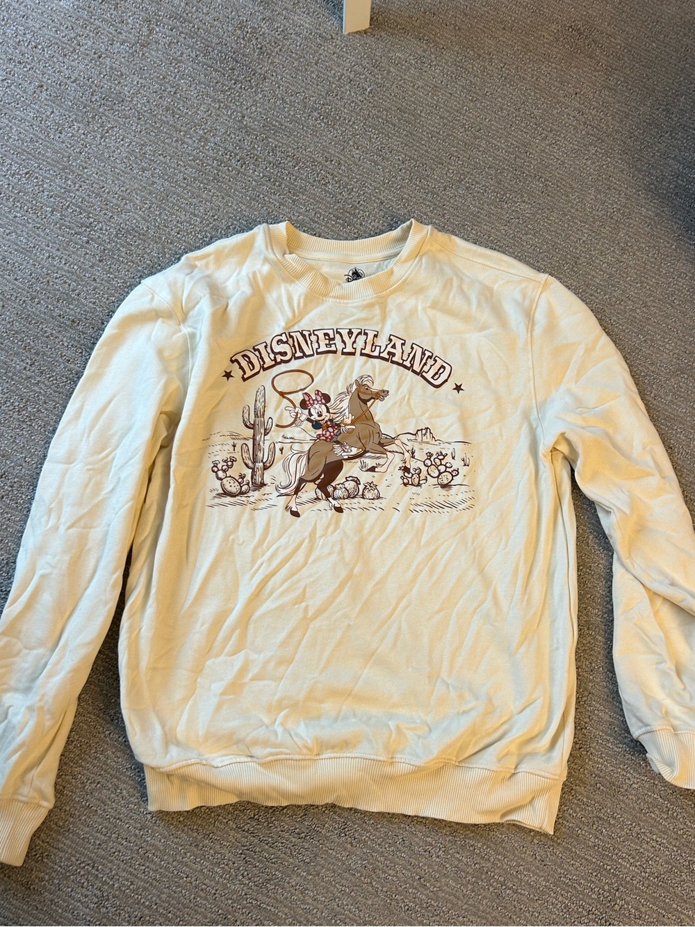 Disney Minnie Mouse western cowgirl sweatshirt